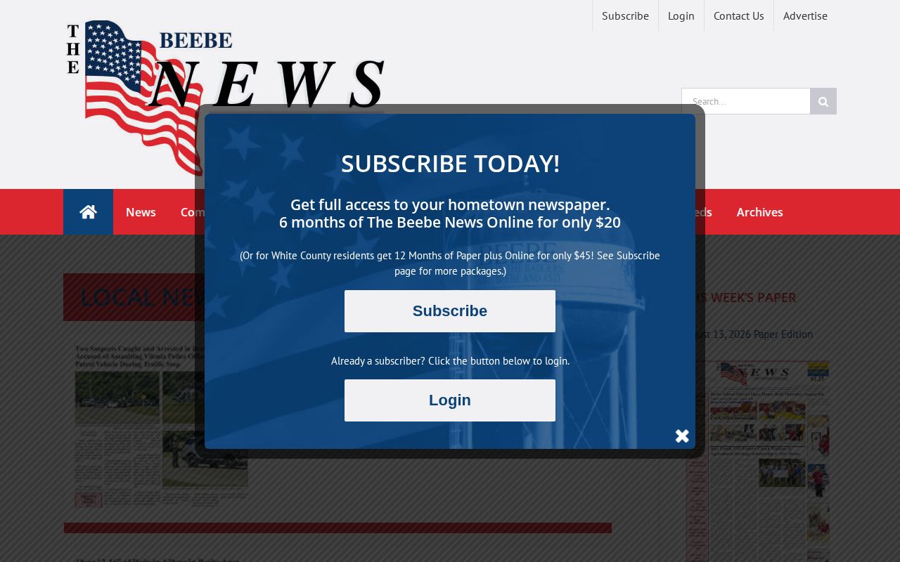 White County crime news and arrest coverage on the Beebe News site